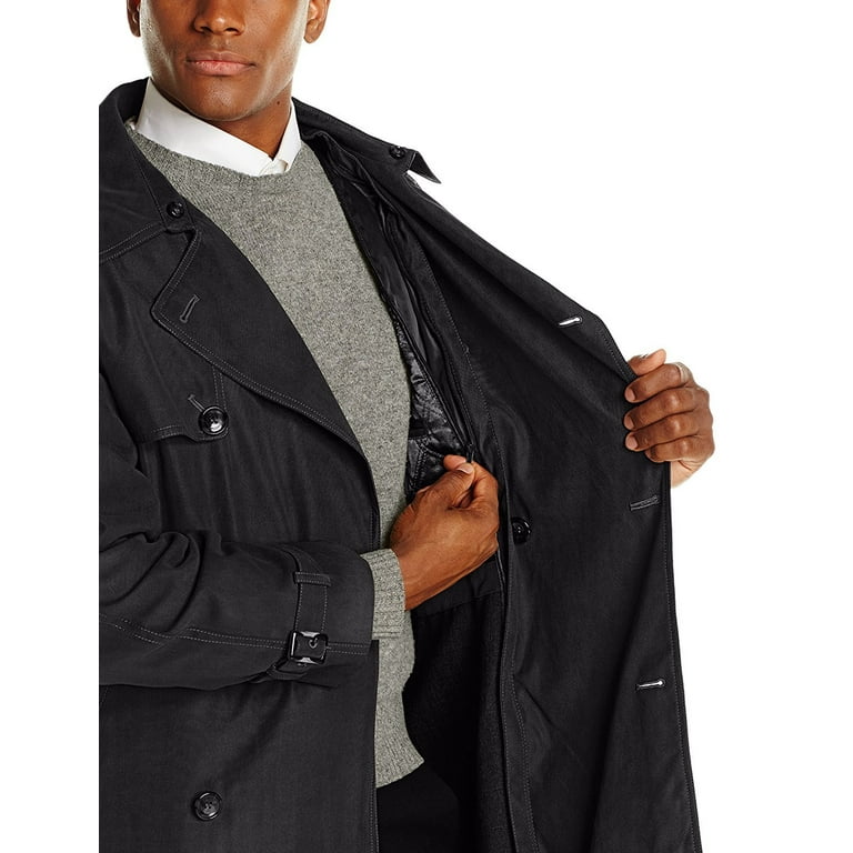 London Fog Men's Iconic Trench Coat, British Khaki, 48L London Fog Men's Iconic Trench Coat, British Khaki, 48L
