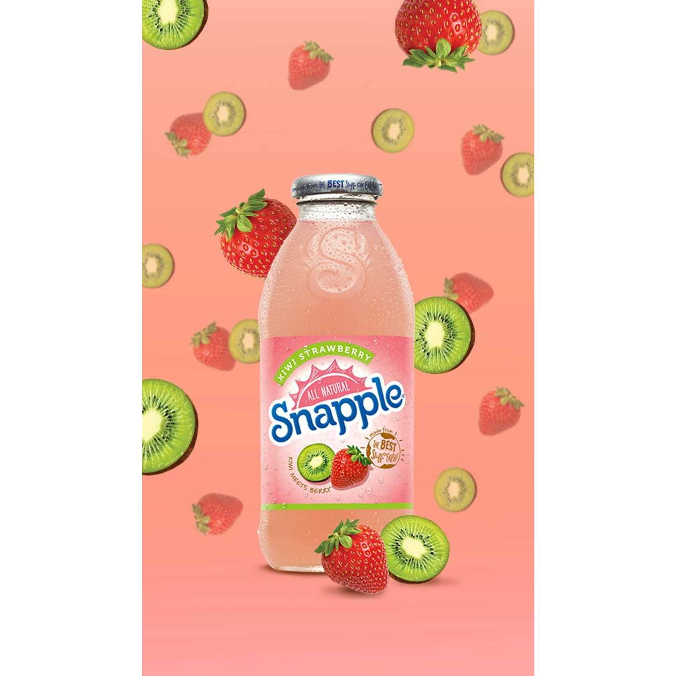 Snapple Kiwi Strawberry, 16 fl oz