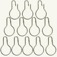 thumbnail image 1 of MesaSe Shower Curtain Rings Hooks  Rust-Resistant Metal Shower Curtain Hooks  100 Pcs Stainless Steel Shower Curtain Rings for Bathroom Shower Curtain Rod, 1 of 6