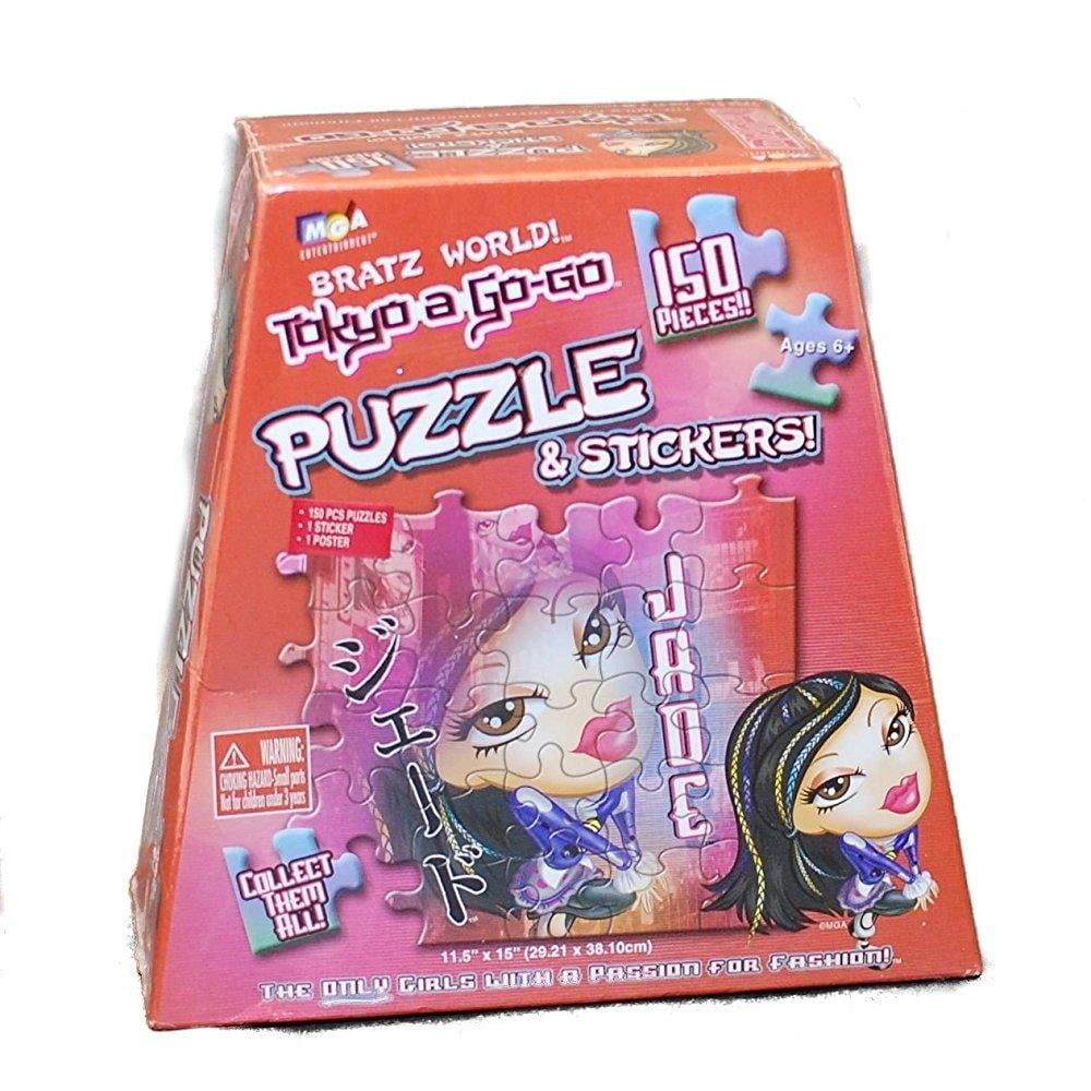 Bratz World Tokyo-A-Go-Go Giant Puzzle and Stickers ...