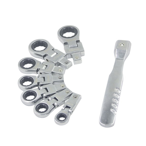 Speravity Juego de llaves de trinquete Llaves combinadas Mejora del hogar Automóvil Scooter Bicicleta Herramienta de mano Artesanos Accesorios Herramientas de reparación de automóviles Speravity VI014501-00B
