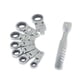thumbnail image 2 of Scienceny Juego de llaves de trinquete, llaves combinadas de cabeza ajustable portátil, herramienta manual de reparación de bicicletas para taller de Herramientas de reparación de automóviles Scienceny VI014501-00B, 2 of 6