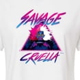 thumbnail image 3 of Disney Villains - Cruella Savage - Juniors Cropped Cotton Blend T-Shirt, 3 of 5