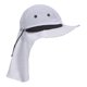 thumbnail image 2 of Gravity Outdoor Co. Viajeros Flap Cap - Blanco Gravity Outdoor Co. Sombrero cantado, 2 of 2