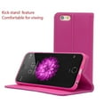thumbnail image 2 of Iphone 6s Case, Mignova Iphone 6s Case PU Leather (Magnetic Closure) (Card Packet) (Kick Stand) Wallet Case Cover for Apple Iphone 6s & Iphone 6 (Pink), 2 of 6