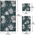 thumbnail image 3 of SKYSONIC 3 Pack Towel Artistic Flowers Cotton Bath Towel Set (1 Bath Towel, 1 Hand Towel, 1 Washcloth) for Bathroom, Super Soft and Quick Dry Towels, 3 of 7