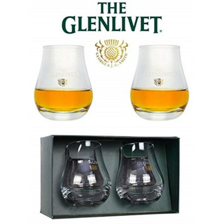 the glenlivet scotch whiskey glass | set of 2