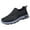 Black, variant on XIMIN Men's Slip On Loafer Leather Orthopedic Shoes Arch Support Waterproof Orthopedic Shoes Casual Walking Shoes Comfortable for Work Office Dress Outdoor