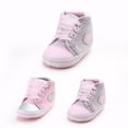 thumbnail image 3 of baby girl shoes Canvas Shoe Heart shape first walk, 3 of 7