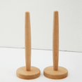 thumbnail image 4 of Kitchen Paper Towel Holder Wooden Tissue Dispenser Pole Stand, 4 of 7