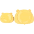 thumbnail image 4 of 4pcs Children Plate Utensils Set Silicone Suction Bowls Set Toddler Panda Shape Plate Ginger Bowl Plate Silicone Fork Spoon, 4 of 8