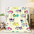 thumbnail image 3 of Chikawa printed flannel blanket, hotel blanket, air conditioning blanket, Four seasons blanket, sofa blanket, bed blanket, travel picnic blanket, outdoor blanket, bed gift blanket, 3 of 10