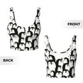 thumbnail image 5 of Fotbe Cartoon Penguin Pattern Womens' Sports Bra Longline Wirefree Padded with Medium Support Sports Moisture-Wicking Workou Vest,Tank Top-, 5 of 7