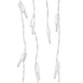 thumbnail image 4 of Novelty Lights Red M5 LED Icicle Lights on White Wire 150 Bulbs, 4 of 6