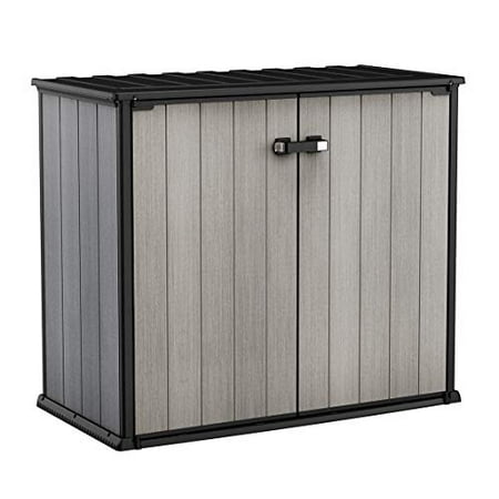 UPC 731161047688 product image for Keter Patio Store 4.6 x 2.5 Foot Resin Outdoor Storage Shed with Paintable and D | upcitemdb.com