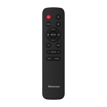 Hisense - 2.1-Channel Soundbar with Wireless Subwoofer - Black