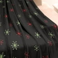 thumbnail image 3 of Festive Holiday Celebration Throw Blanket, 50x60 Inch Christmas Flannel for Parties - Soft Plush Decor for Sofa, Bed and Party Supplies, 3 of 5