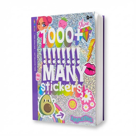 Toy Mingle 1000  Pieces Sticker Book for Girls, Educational DIY Activity Book