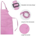 thumbnail image 3 of Toptie Cotton Canvas Parent-Child Apron Set-light pink-Kid XL/Adult XL, 3 of 7
