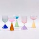 thumbnail image 5 of Copas de vino sopladas a mano – Copa de cóctel irregular con diseño degradado, vaso reutilizable para vino tinto, champán y zumos., 5 of 6