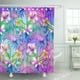 thumbnail image 1 of Cortina de ducha floral brillante ABPHQTO Diseño tropical 160x180 cm, 1 of 1