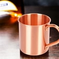 thumbnail image 3 of Pure Copper Mug Solid Without Inside for Coffee Beer Milk Water Cup, 3 of 8