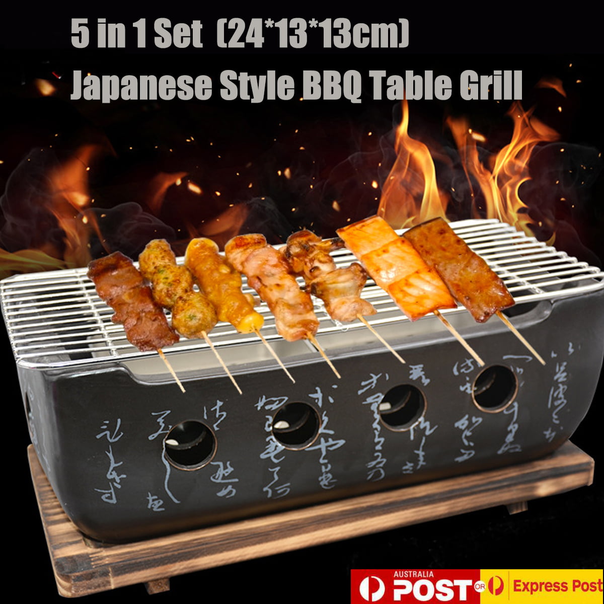 Japanese Korean Style Ceramic BBQ Grill Hibachi Charcoal Barbecue Stove  ！！