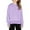 C-Light Purple95, variant on JIAYUE Girls Hooded Sweatshirt Solid Color Hoodies With Thumb Holes Hem Long Sleeve Comfortable Outerwear For Kids 5 14 Years Old Casual Dailywear