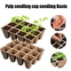 thumbnail image 4 of Bandeja De Plántulas De Pulpa De 5 Uds., Maceta De Jardín De 12 Agujeros, Taza De Pulpa De Papel Biodegradable Para Planta De Vivero, Bandeja, Cuenco Vogacara HA034571-00, 4 of 6