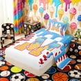 thumbnail image 2 of Erosebridal Waffle Drip Letter M Twin Sheet Sets, Cute Baseball Sport Bedding for Girls and Boys, 3pcs, 1 Flat Sheet, 1 Fitted Sheet and 1 Pillowcase, 2 of 6