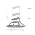 thumbnail image 3 of Elegant Designs WR1000-BSN 2 Light LED Overhead Wine Rack, Brushed Nickel, 3 of 6