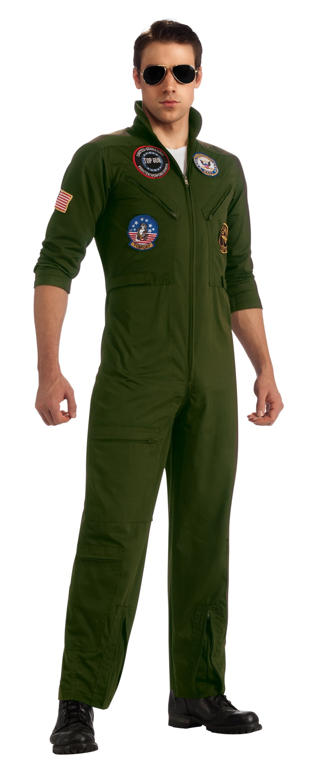 Adult Mens Top Gun Licensed Complete Outfit 3 Sizes Fancy Dress Party Adult Mens Top Gun Licensed Complete Outfit 3 Sizes Fancy Dress Party