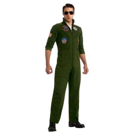 Top Gun Secret Wishes Flight Suit Adult Costume, Small