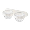thumbnail image 1 of Estante de almacenamiento de huevos de belleza perfecl multifuncional con dos compartimentos, 1 of 7