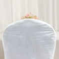 thumbnail image 5 of Efavormart White Crinkle Crushed Taffeta Banquet Chair Cover, Reusable Wedding Chair Cover, 5 of 5