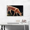 thumbnail image 2 of ARTCANVAS Roe Deer Drinking from a Stream Canvas Art Print by Niko Pirosmani - Size: 26" x 18" (1.50" Deep), 2 of 9