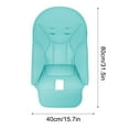 thumbnail image 4 of Lilgiuy Summer Clearance High Chair Cushion Leather Dining Chair Cover Multifunctional Highchair Seat Cover Pad Universal High Chair Covers for Toddler Kids for Party Banquet Home Decoration, 4 of 4