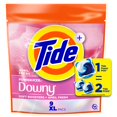 thumbnail image 1 of Tide Power PODs + Downy Laundry Detergent Pods, Soft Boosters + April Fresh, Detergent soap pacs for Laundry washing, HE compatible, 9 Count, 1 of 18