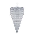 thumbnail image 2 of Bethel International Chandelier  Chrome Metal & Crystal, 2 of 5