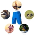 thumbnail image 5 of TOMSHOO Men's Baggy Cycle Shorts Breathable Loose-Fit Outdoor Sports  Cycle Running Shorts, 5 of 7