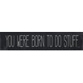 thumbnail image 2 of Jaxn Blvd. 32x10 Black Ornate Wood Framed with Double Matting Museum Art Print Titled - Born to Do Stuff, 2 of 4