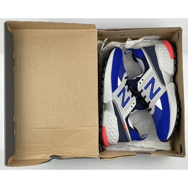 New Balance Mens 574 Sport Munsell White Blue MS574UG Size 8 D NIB Fresh Foam DS