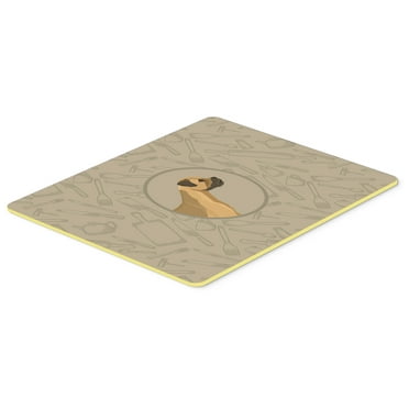 Border Terrier In the Kitchen Kitchen or Bath Mat 24x36