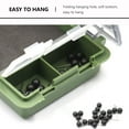 thumbnail image 2 of CIMAXIC 1Pc Professional Fishing Tackle Box Transparent Fish Tackle Storage Plastic Box,13.58"X3.54"X1.18", 2 of 4