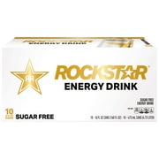Rockstar Sugar-Free Energy Drink, 16 fl oz, 10 Count Cans