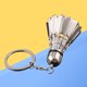 thumbnail image 4 of Llavero de bádminton de metal, genial llavero para coche, bolso, decoración, regalo creativo., 4 of 7