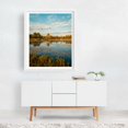 thumbnail image 2 of Autumn in Piercefield 02 - Piercefield New York Photography Autumn Landscape Nature Scenic Rural White Framed Wall Art Print 8 x 10 inches, 2 of 3
