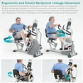 thumbnail image 6 of Inverapy RCT2025 Recumbent Cross Trainer with Swivel Seat, Gray, for Leg and Hip Injuries, 6 of 8