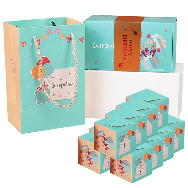 Caja de regalo emergente de 12/16/20 piezas, lujo creativo para cumpleaños, aniversario, San Valentín