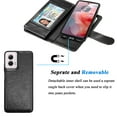 thumbnail image 5 of Tiflook Wallet Case for Motorola Moto G Power 5G 2024, PU Leather ID Cash Credit Card Slots Holder Carrying Pouch Folio Flip Cover [Detachable Magnetic Hard Cases] Lanyard - Black, 5 of 6